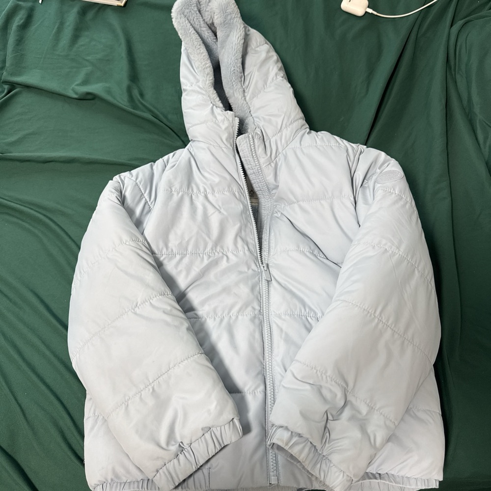 Abercrombie Kids Light Light Blue Puffer Jacket
